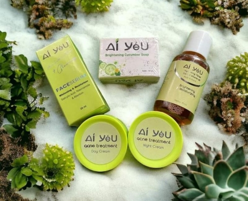 Produk skincare hasil maklon kosmetik untuk brand kecantikan