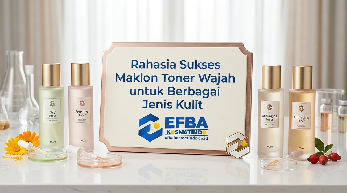 Proses riset dan pengembangan formula toner wajah di laboratorium R&D