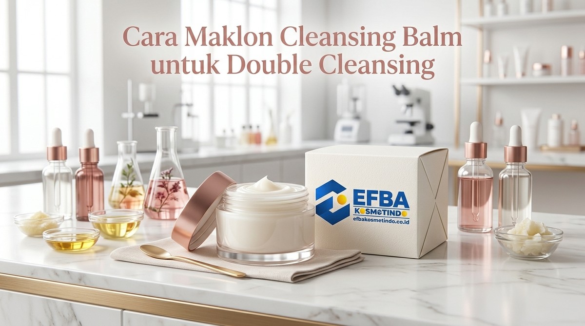 Kemasan jar cleansing balm premium siap edar