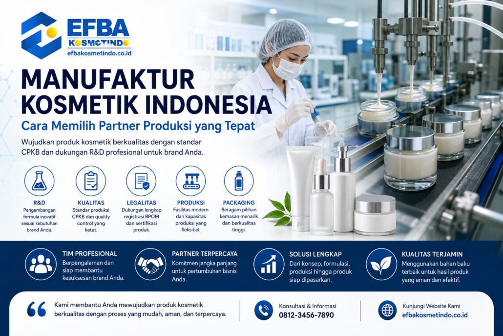 manufaktur kosmetik Indonesia