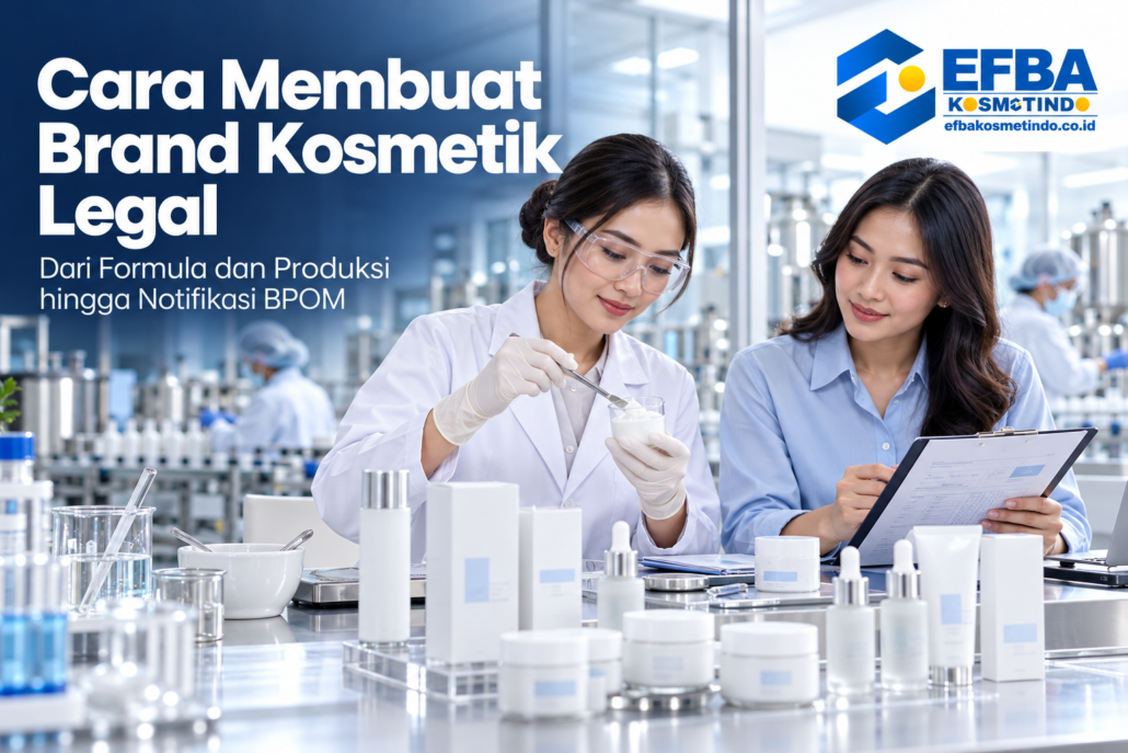 cara membuat brand kosmetik legal
