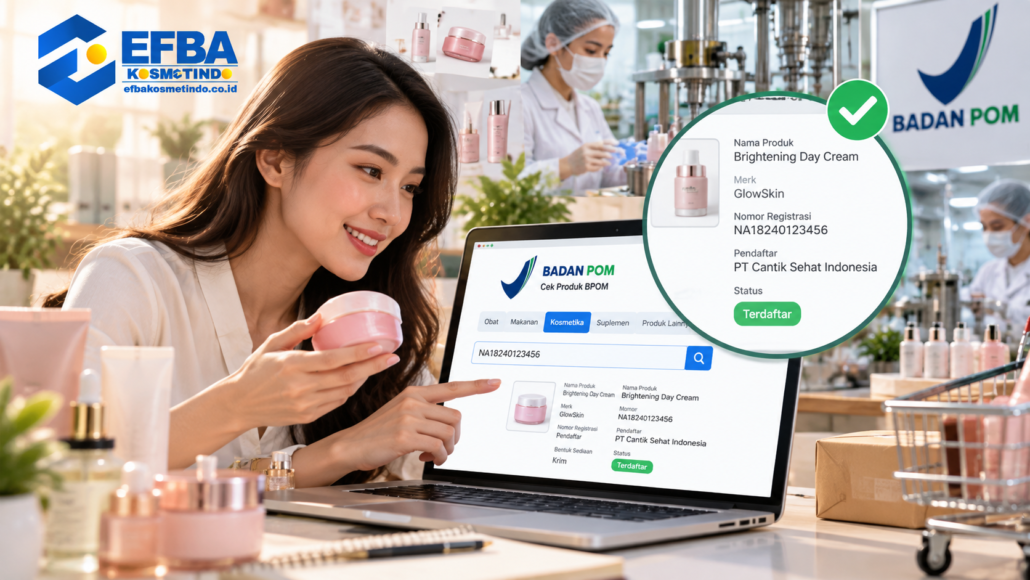 cara cek kosmetik BPOM